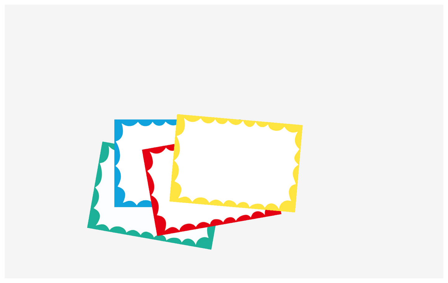 Egg Shell Stickers Variety Pack - 100 Labels (Classic Colors)