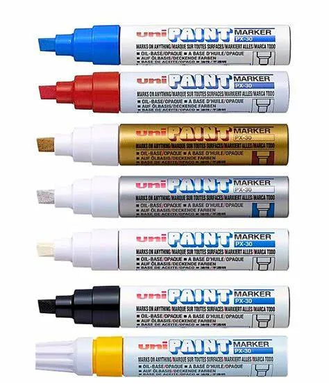 Unipaint PX30 – Permanent graffiti marker for tagging and industrial use