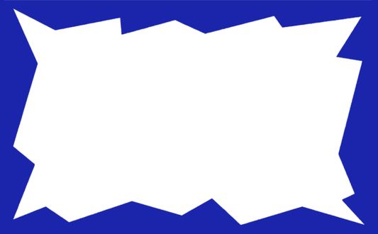 Ultra Vinyl - Blue Broken Border Stickers