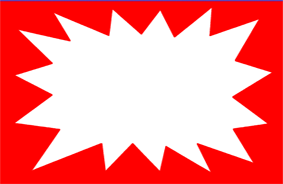 Ultra Vinyl - Red Explosion Stickers