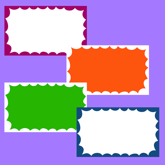 Egg Shell Stickers Variety Pack - 100 Labels!